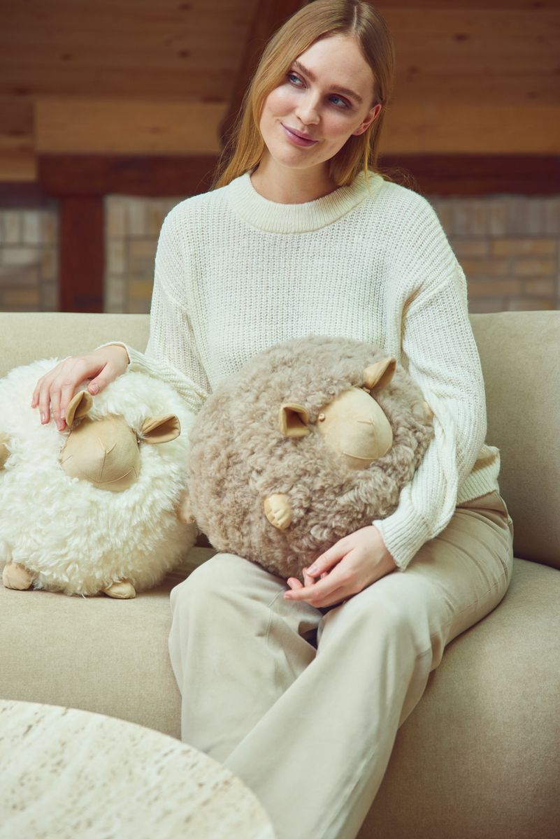 Cute Sheep | New Zealandsk Lammeskind | Ø20 cm | Ø26 cm | Ø34 cm