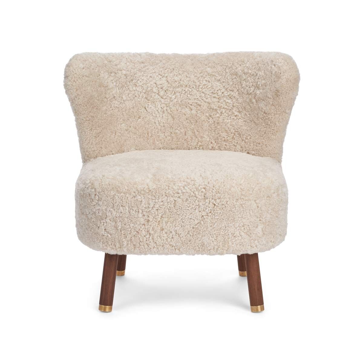Emil Lounge Chair | Korthåret Pearl