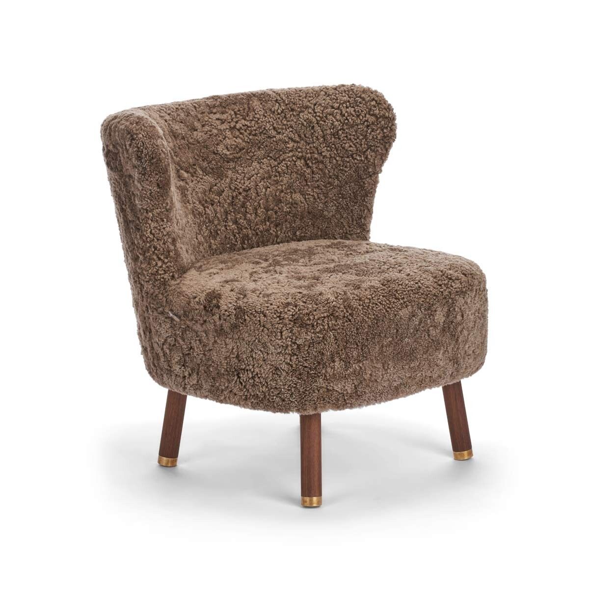 Emil Lounge Chair | Korthåret Taupe
