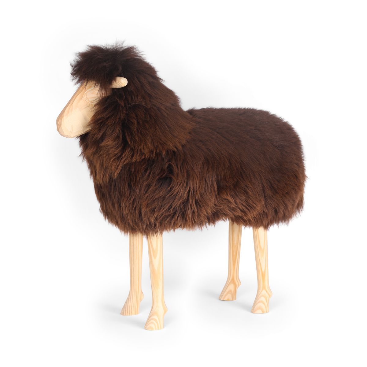 Signature Standing Sheep | Large Naturbrun