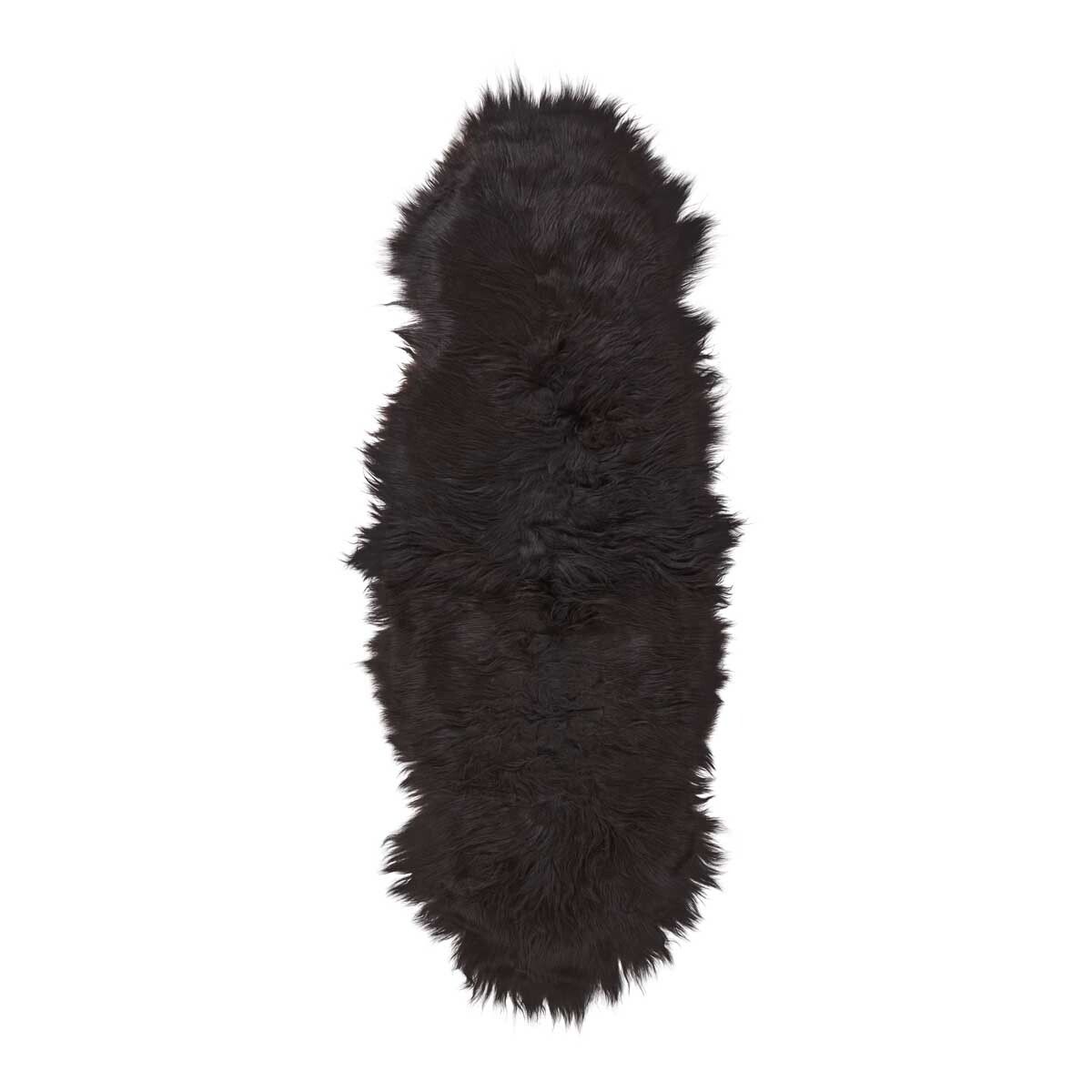 Lammeskind | Langhåret | Island | 180x60 cm Natursort