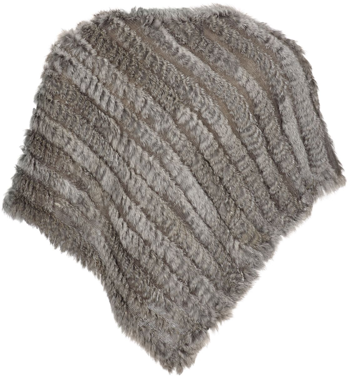 Molly poncho Naturgrå