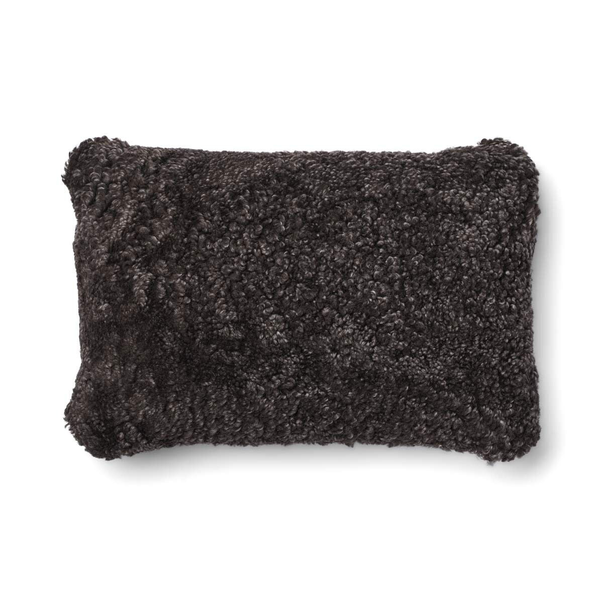 Checked Collection | Uldpude | Korthåret | 34x52 cm Tern Mørkegrøn / Cappucino