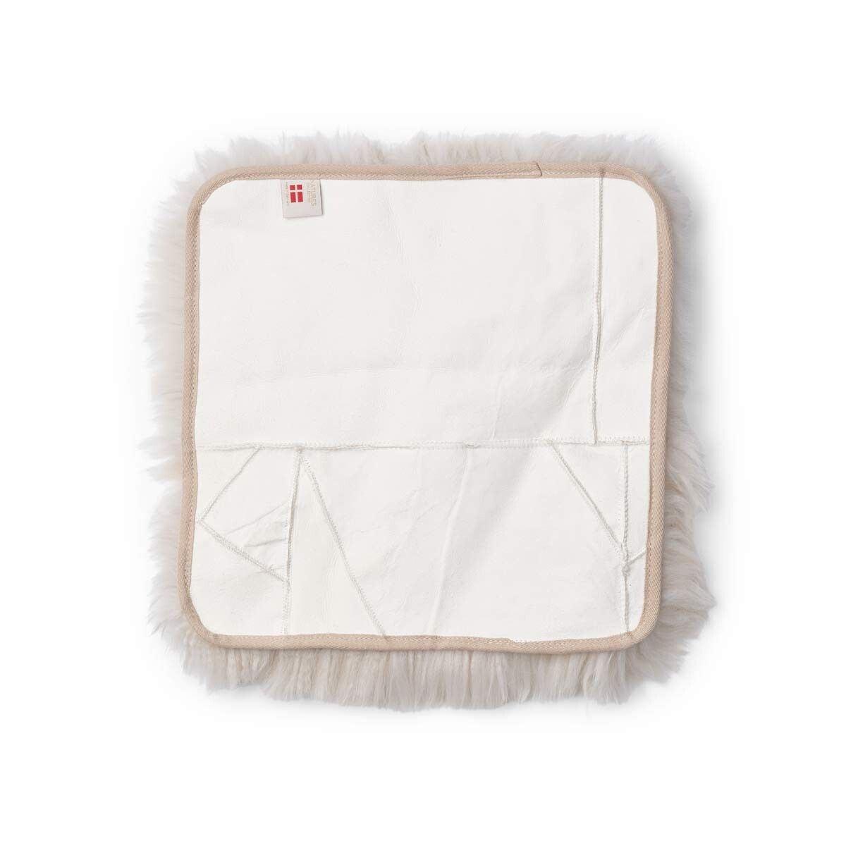 Zero Waste Sædehynde | Langhåret | New Zealand | 35x35 cm Beige