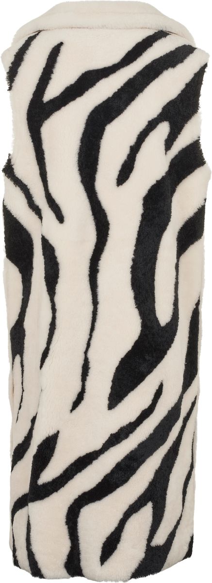 Raelynn Vest Zebraprint: Sort/Pearl
