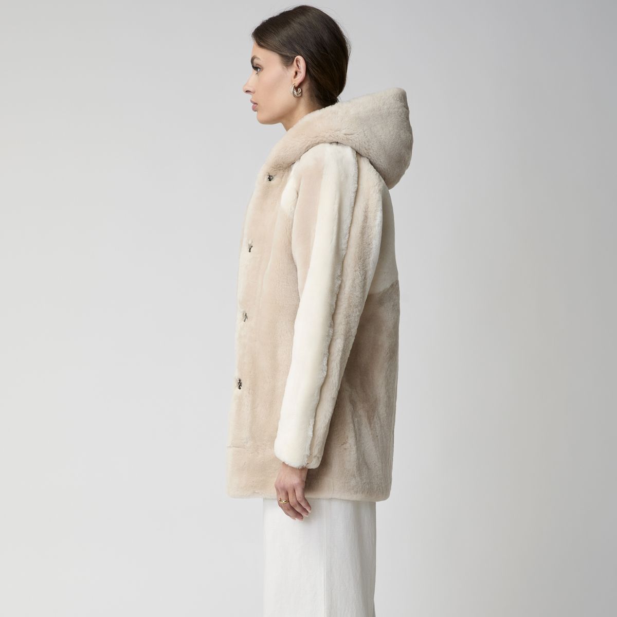 Leah-jakke Beige/Brun