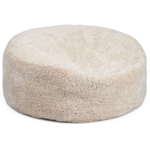 Sækkestol | Korthåret | New Zealand | D75xH28 cm Pearl