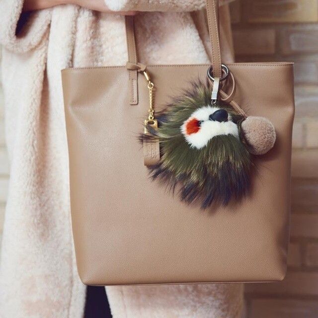 Chopper nøglering Hvid / Grå øjne