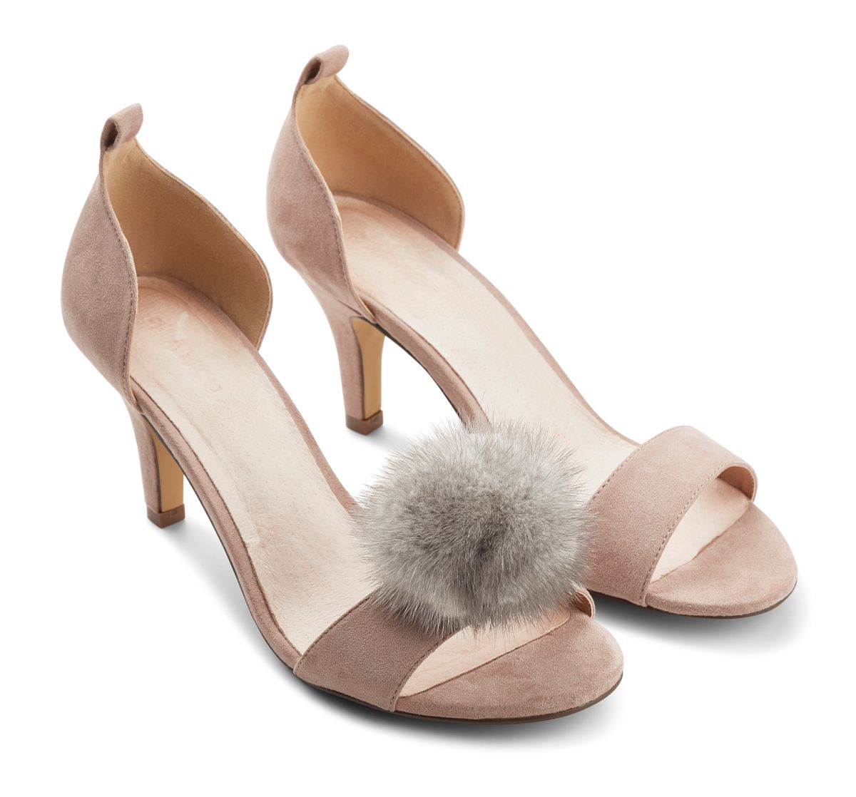 Sko Pom Pom Clip Lys Safir