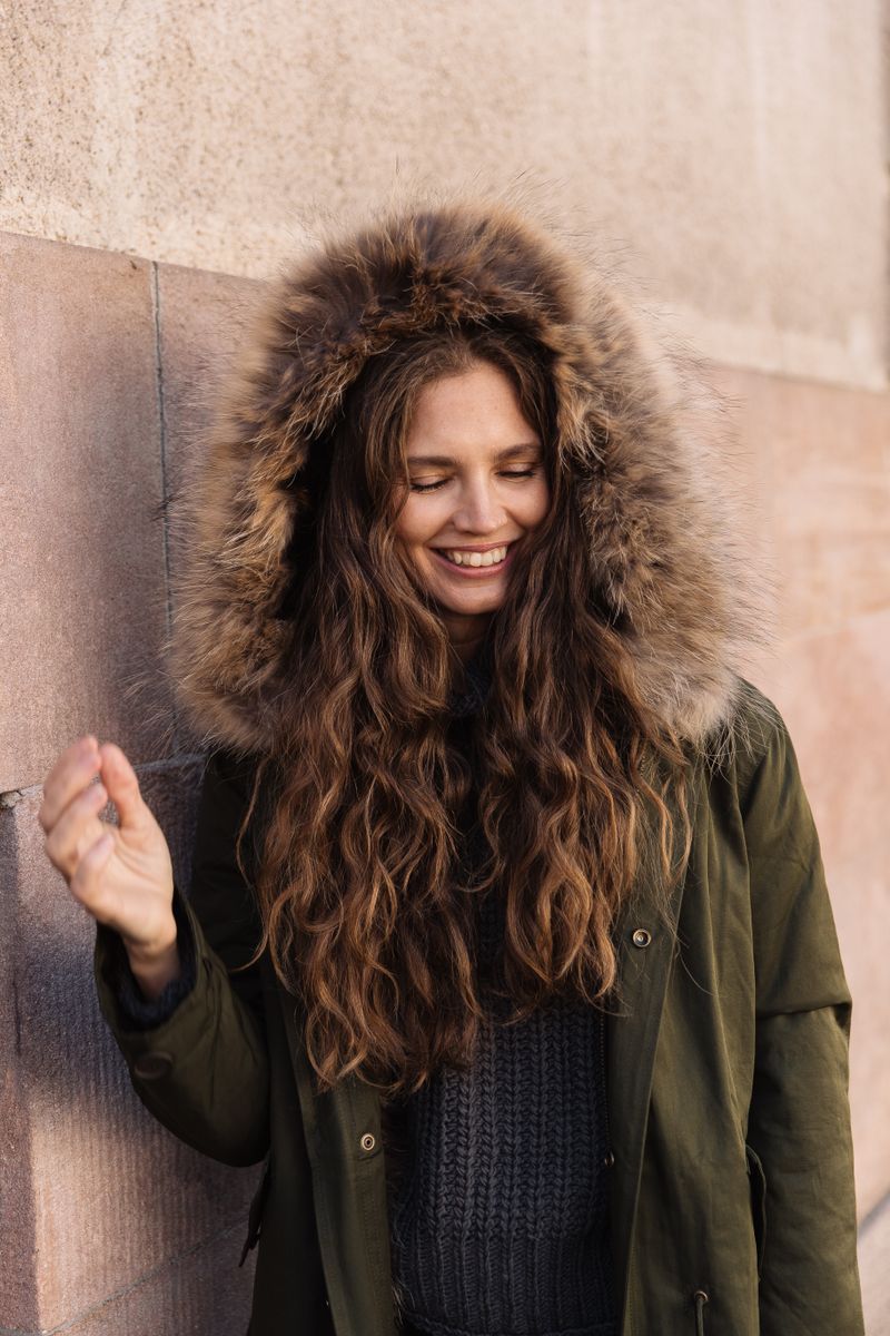 Petra jakke Mørkegrøn/Naturbrun