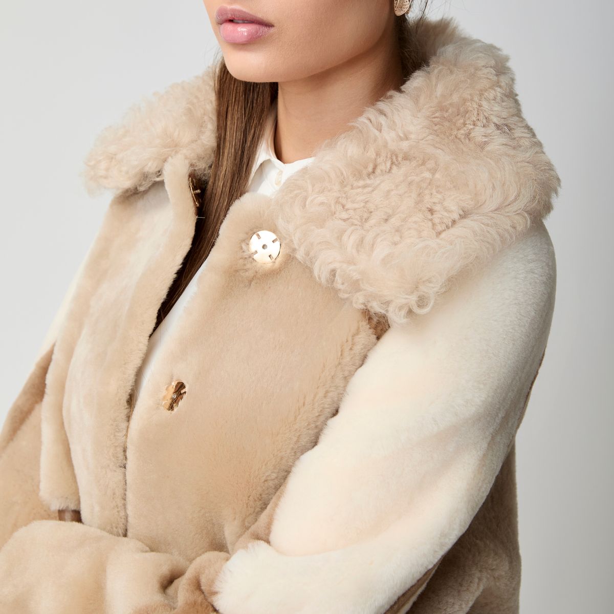 Anika jakke Beige / Brun