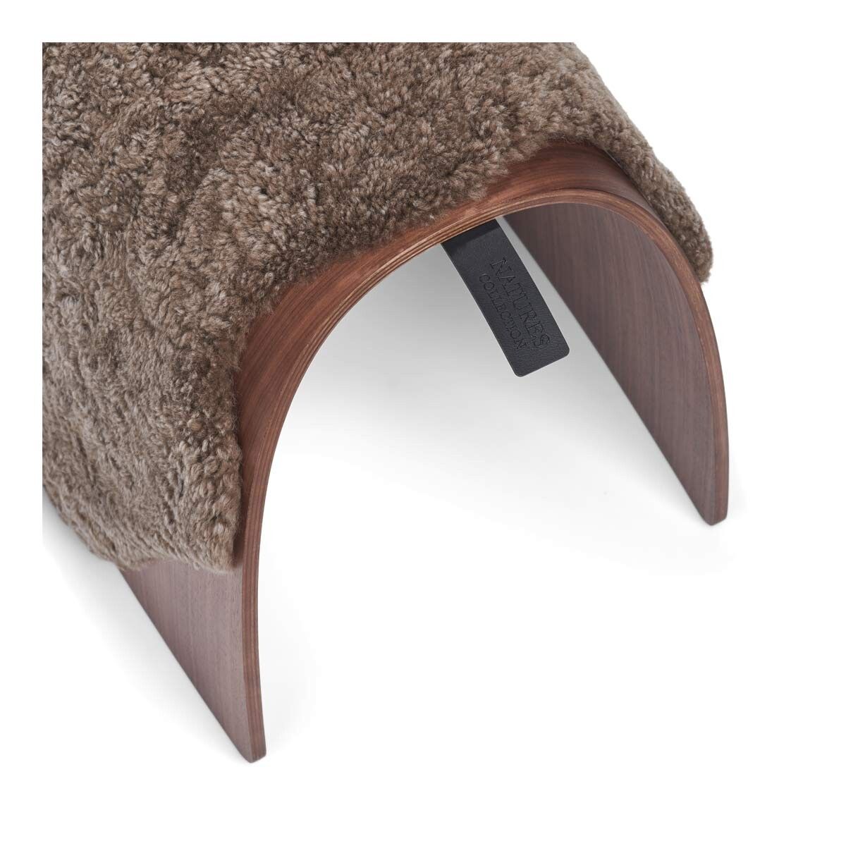 Sheep Stool cover | Korthåret | New Zealand Taupe
