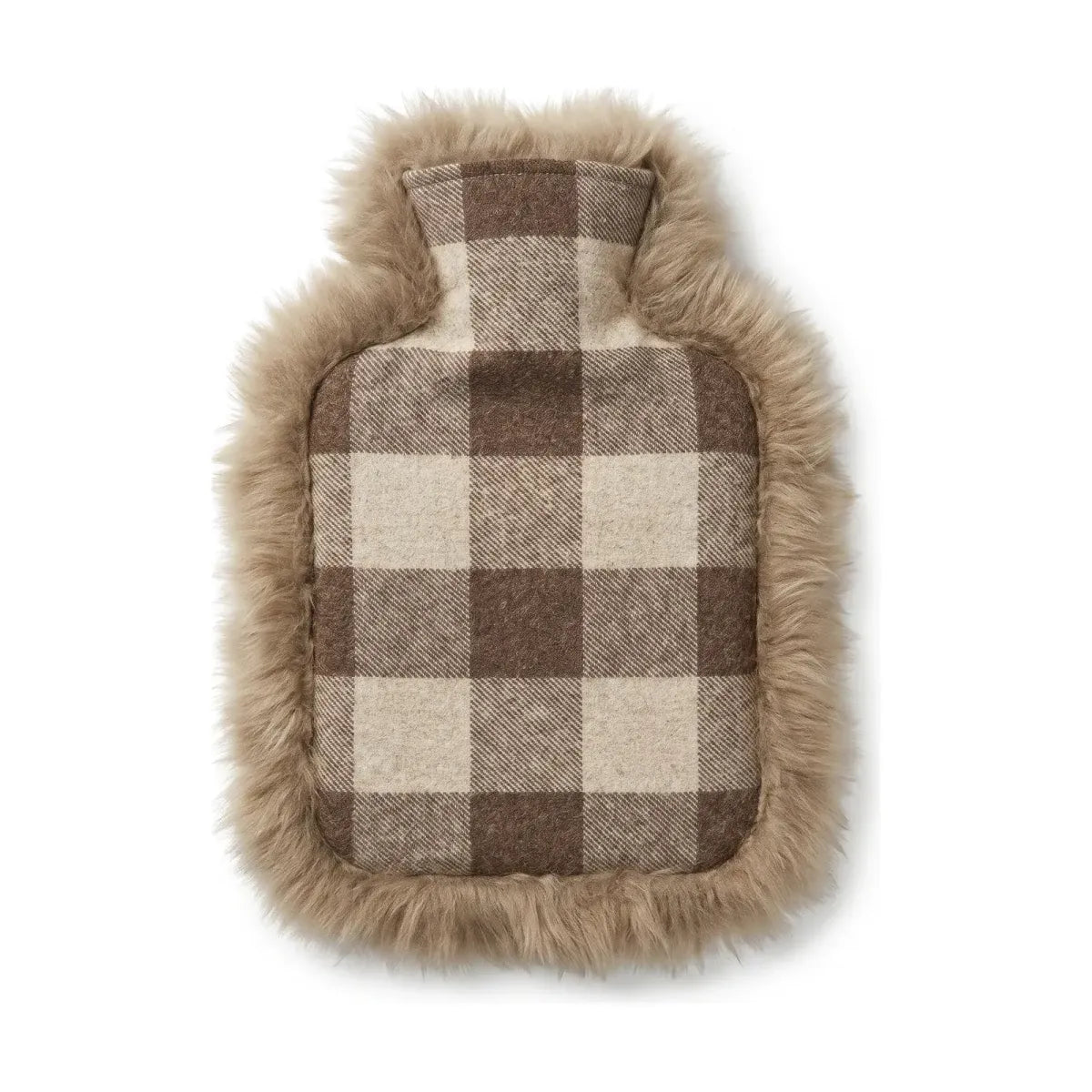 Varmedunk | Lammeskind, uld | 37x27 cm Rob Roy Tartan Natural/Taupe