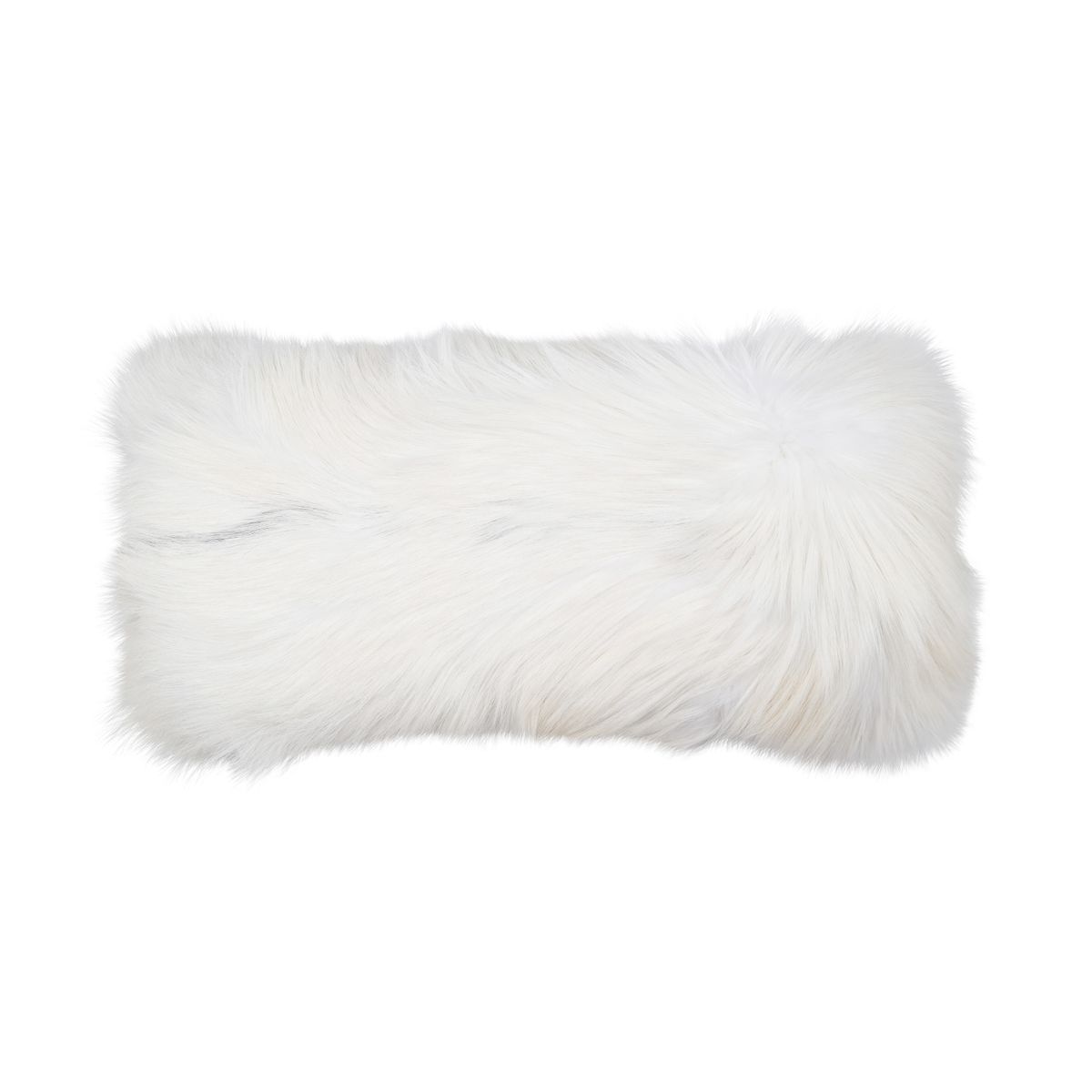 Premium rævepude | Kashmirbagside | Norge | Arctic Marble Fox | 35x65 cm