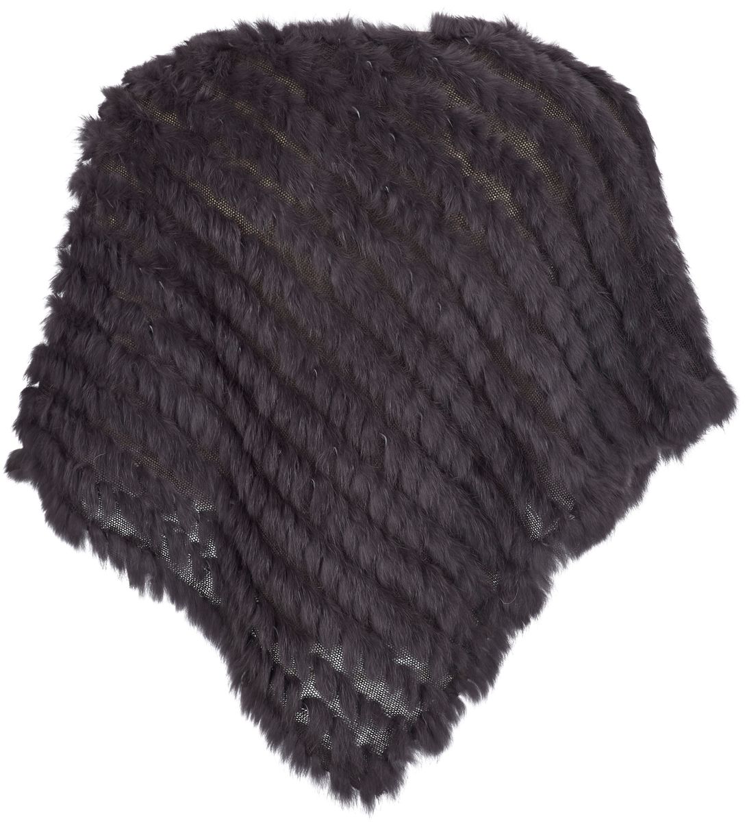 Molly poncho Mørkegrå