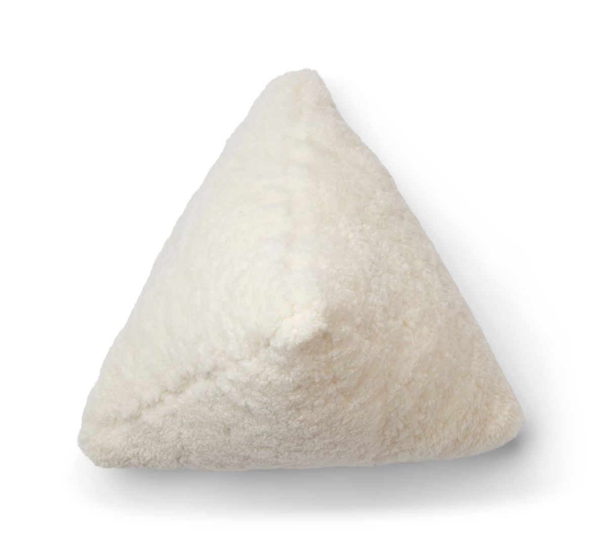 Hematite pude | Korthåret | New Zealand | 35x35x35 cm Hvid