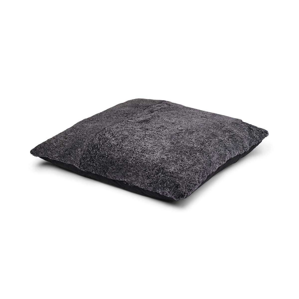 Maxi Float Pude | Korthåret | New Zealand | 90x90 cm Antracitgrå