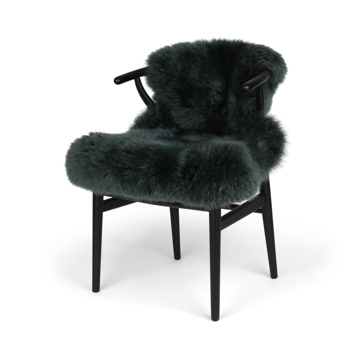 Lammeskind | Langhåret | New Zeland | 100x60 cm Blågrå