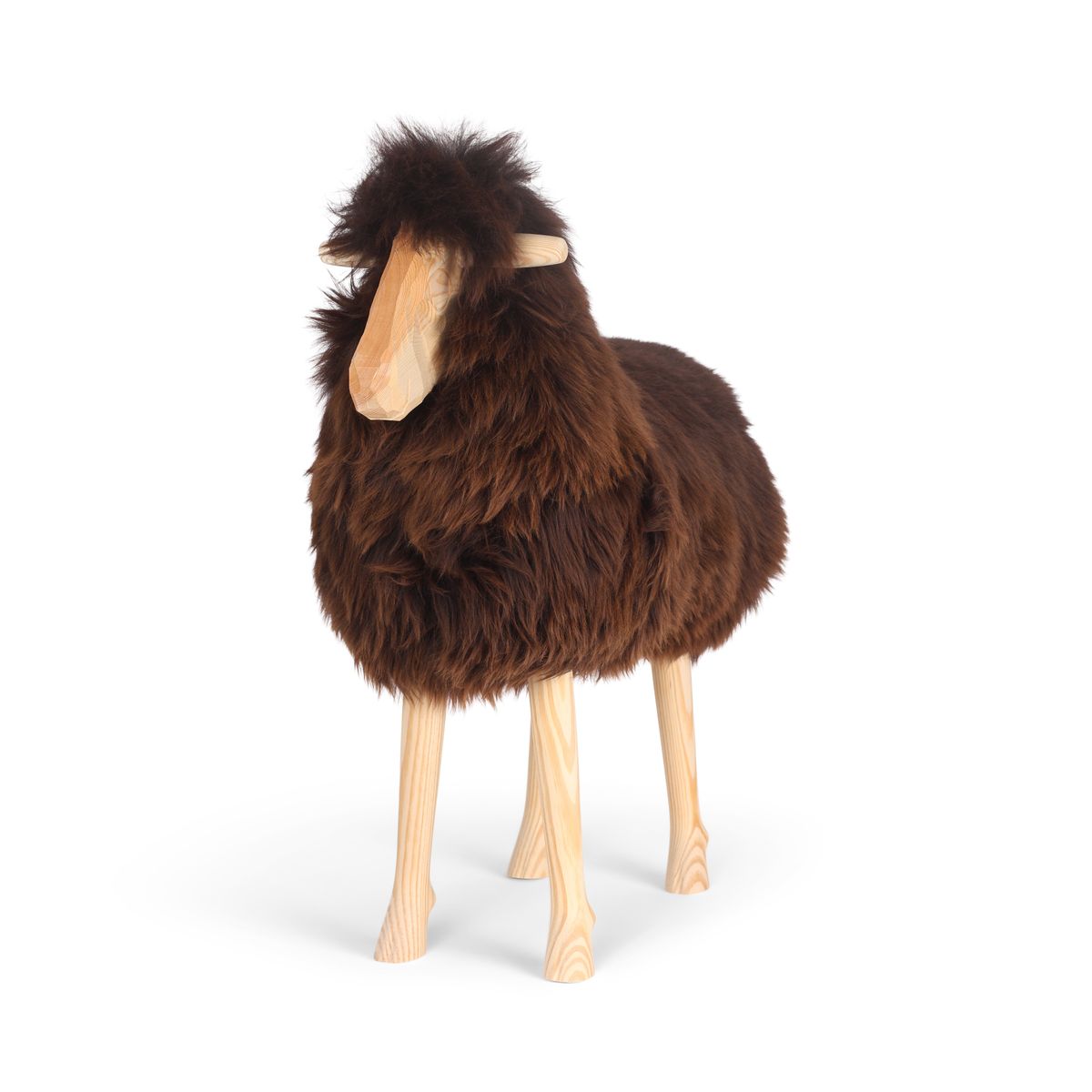 Signature Standing Sheep | Large Naturbrun