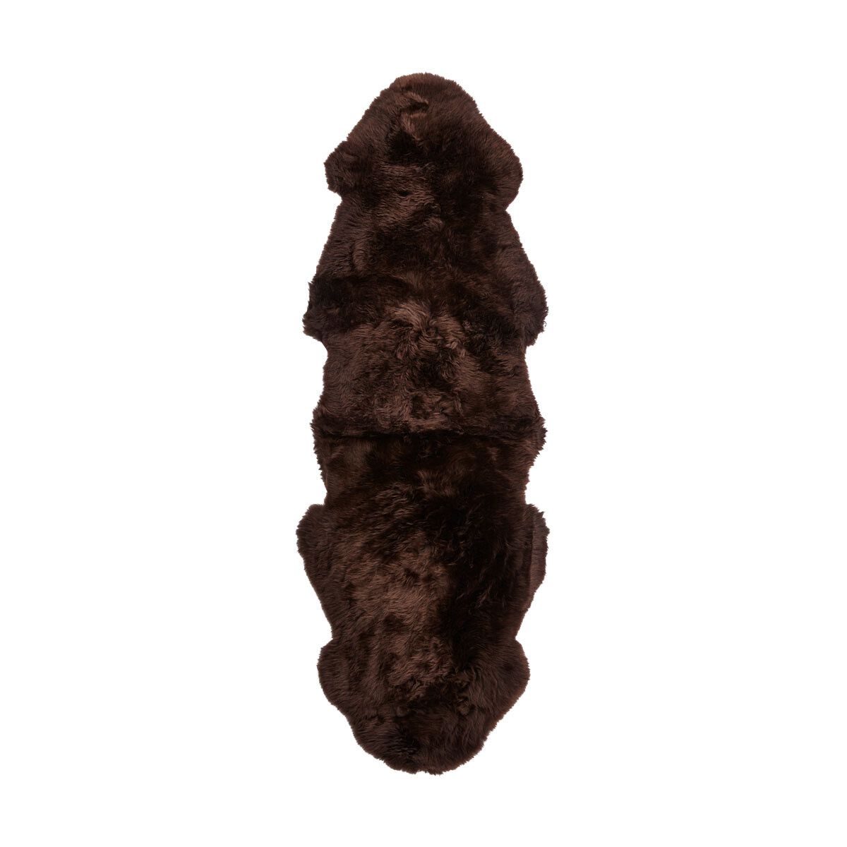 Lammeskind | Langhåret | New Zealand | 180x60 cm Chokolade