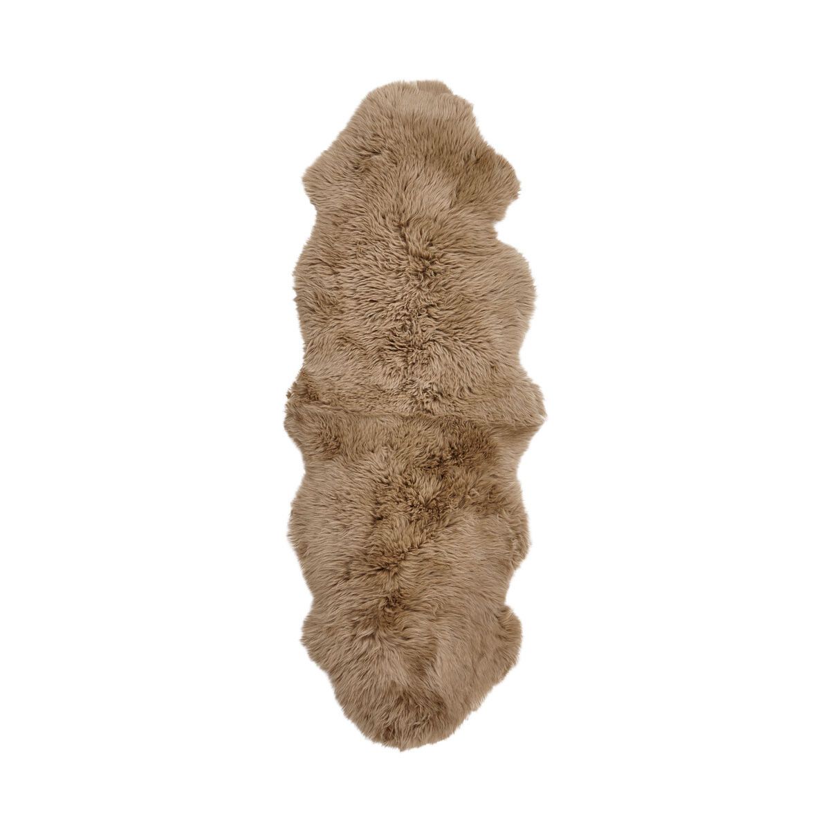 Lammeskind | Langhåret | New Zealand | 180x60 cm Taupe