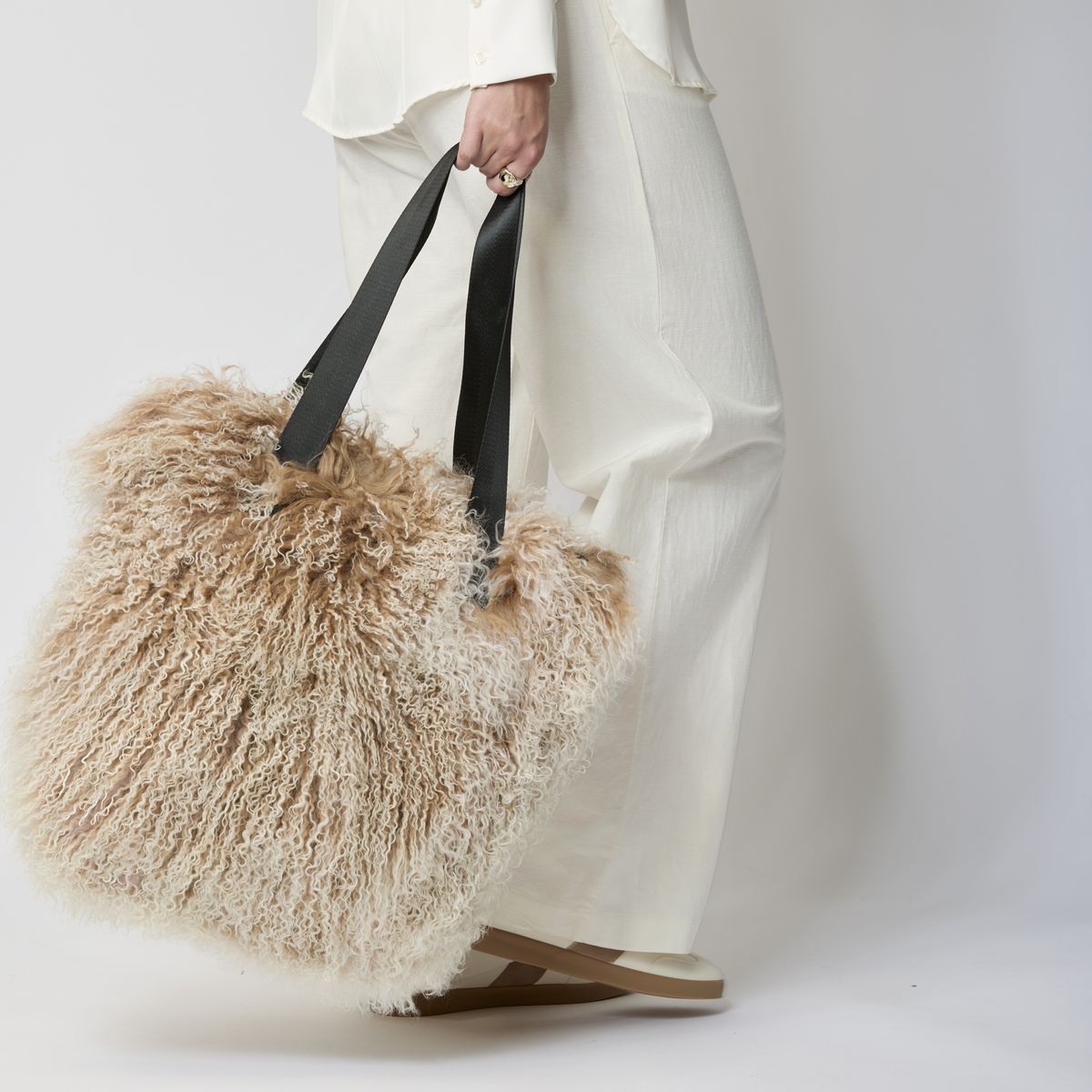 Hailey Shopper Salviegrøn