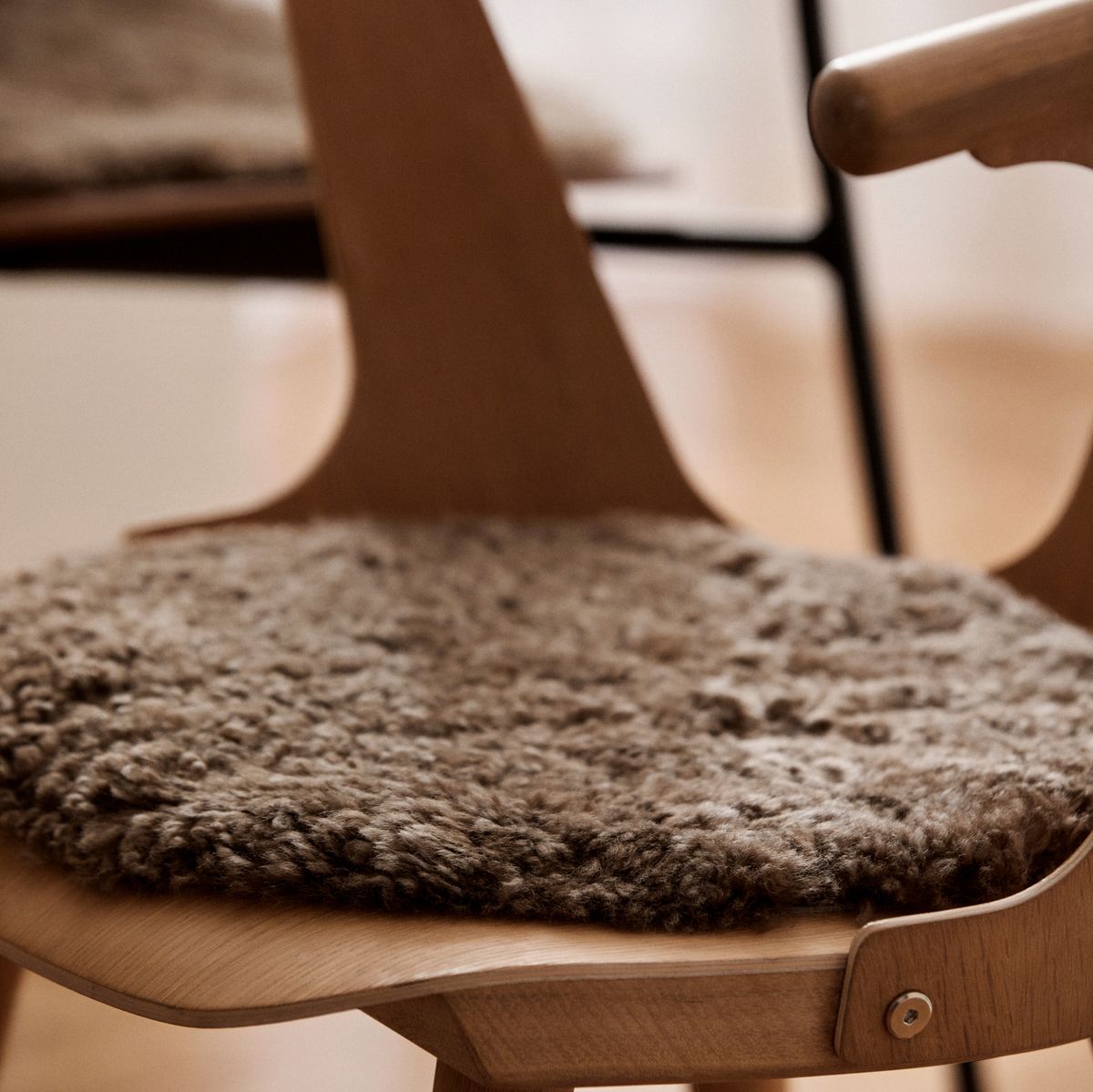 Sædehynde | Korthåret | New Zealand | Ø38 cm Koksgrå