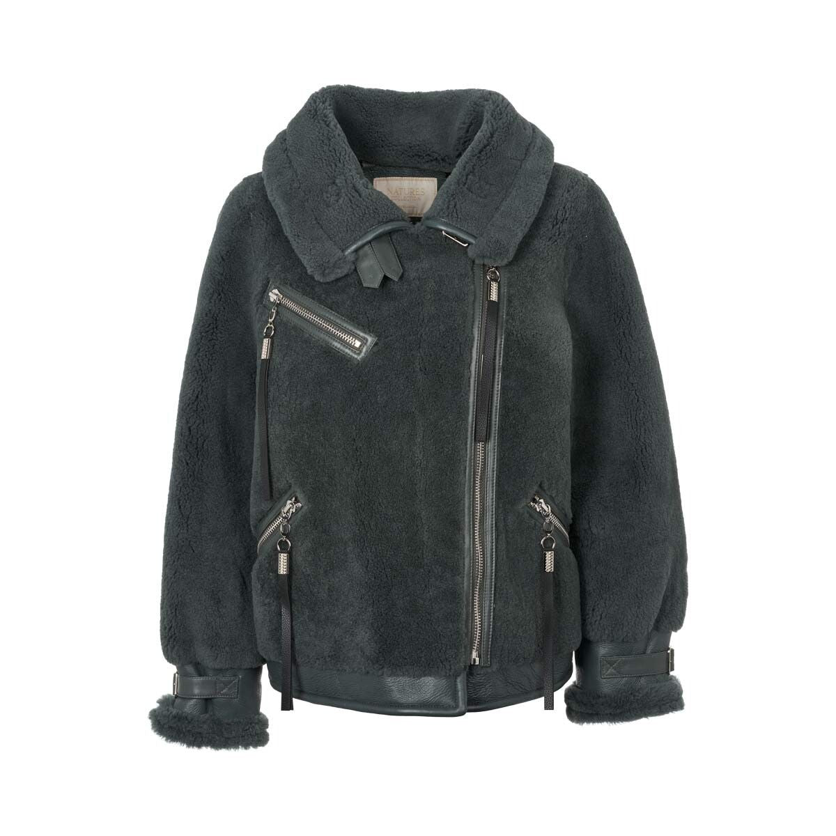 Nicki-jakke Blågrå