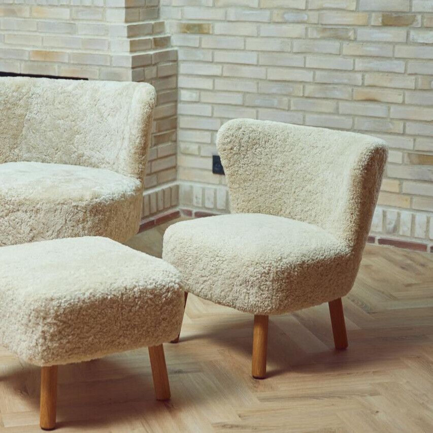 Emily Lounge Chair Koksgrå