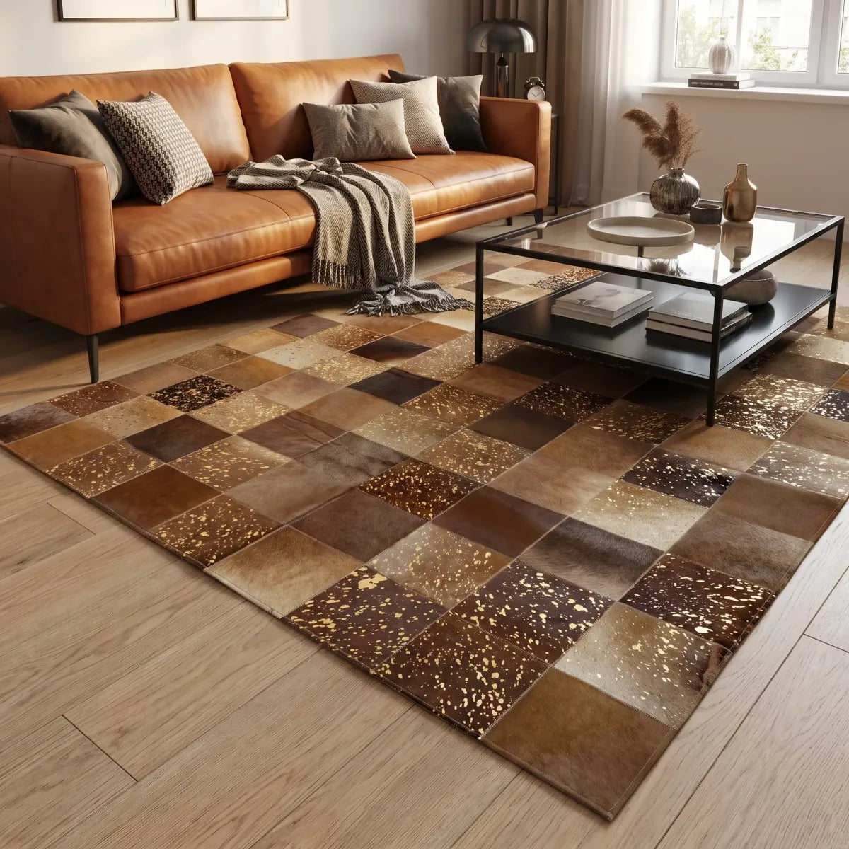 Kohud Design Tæppe | Brasilien | 200x200 cm