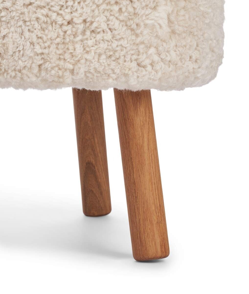 Emil Lounge Chair | Korthåret Pearl