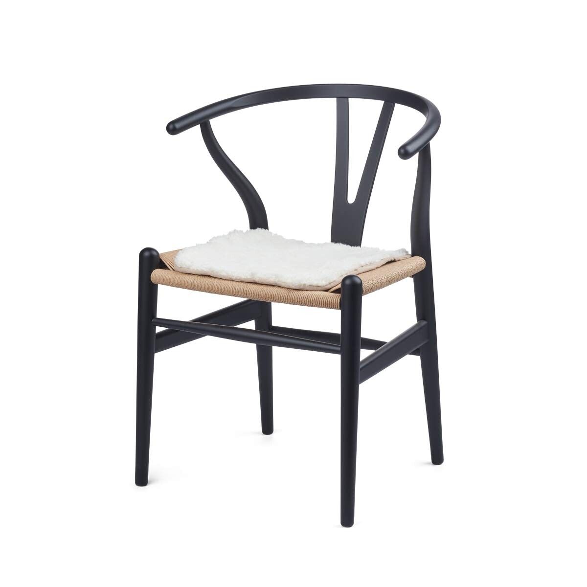 Zero Waste Sædehynde | Korthåret | New Zealand | 35x35 cm Hvid