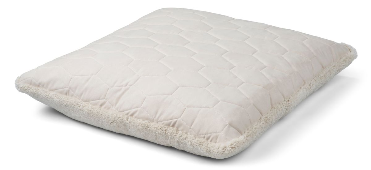 Maxi Float Pude | Korthåret | New Zealand | 90x90 cm Pearl