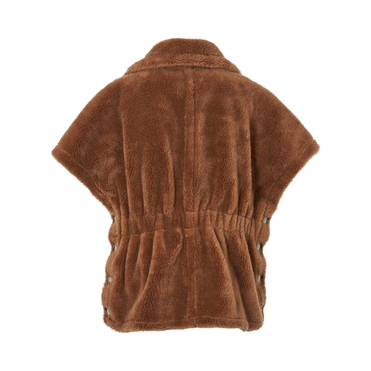 Elvira Poncho Teddybrun
