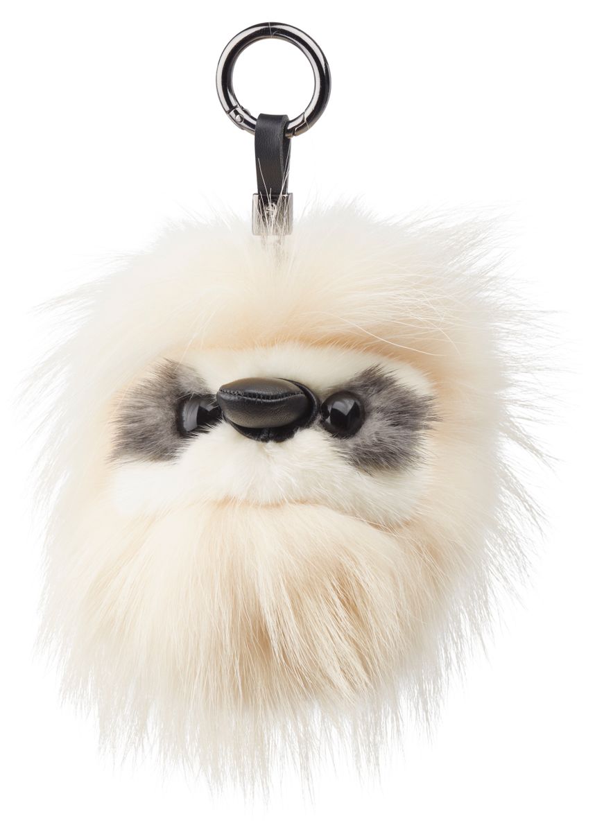 Chopper nøglering Hvid / Grå øjne