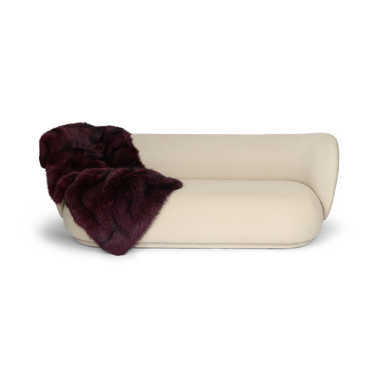 Premium ræveplaid | Cashmerebagside | Lilla | 150x70 cm