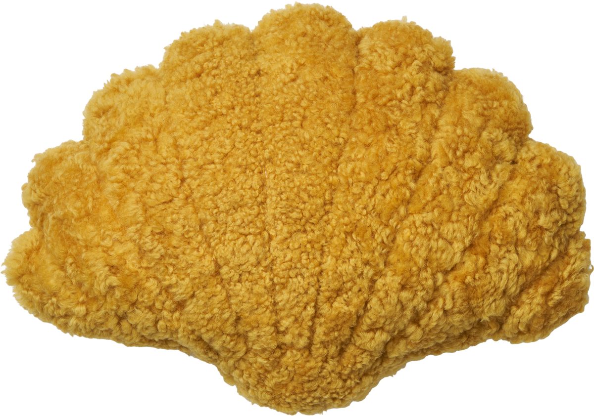 Shell pude | Korthåret | New Zealand Koral Gul