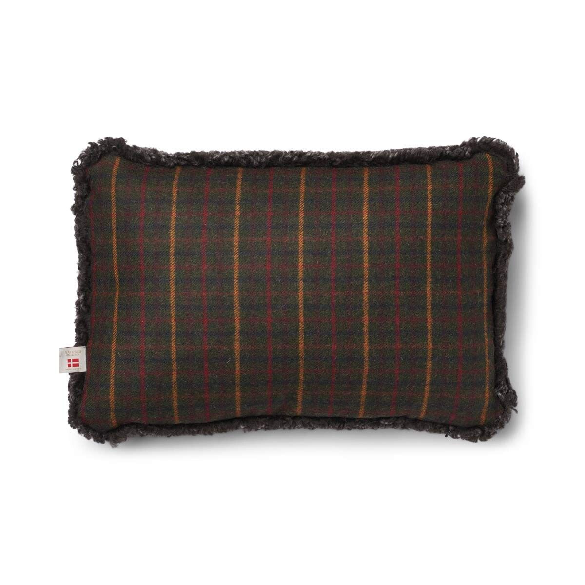 Checked Collection | Uldpude | Korthåret | 52x52 cm | 34x52 cm