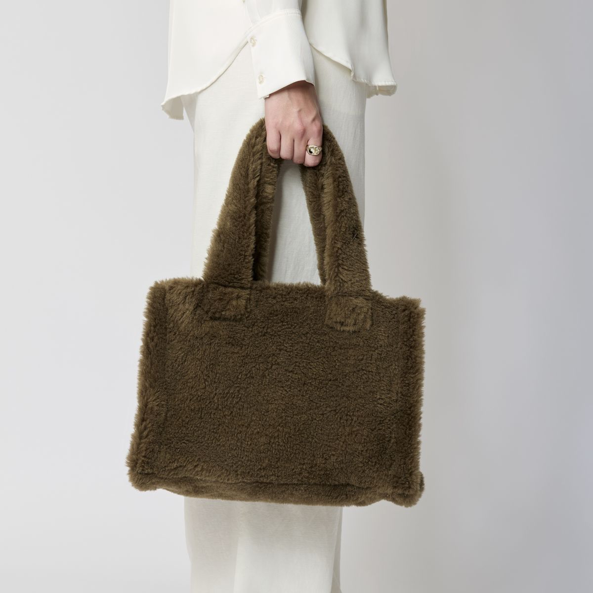 Mini Glory Shopper Læderbrun