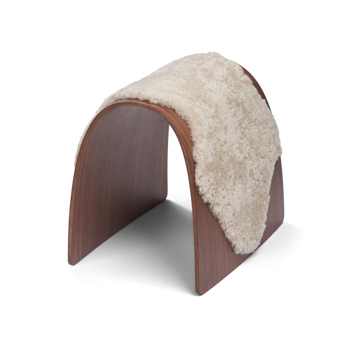 Sheep Stool cover | Korthåret | New Zealand Pearl