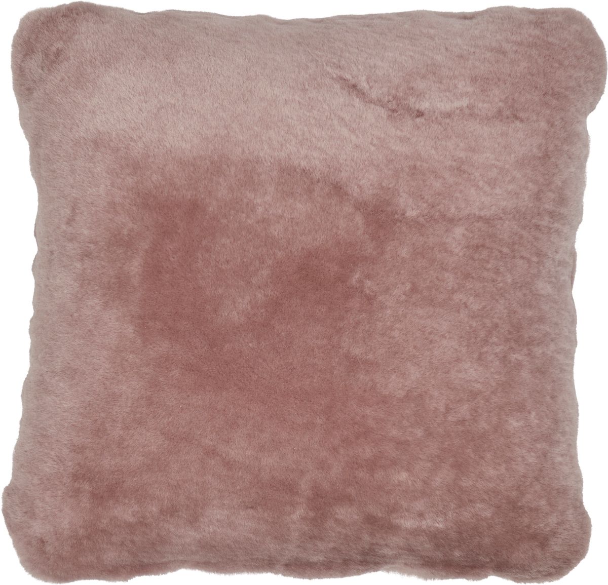 Lammeskindspude | Moccasin | Dobbeltsidet | 40x40 cm Lyselilla