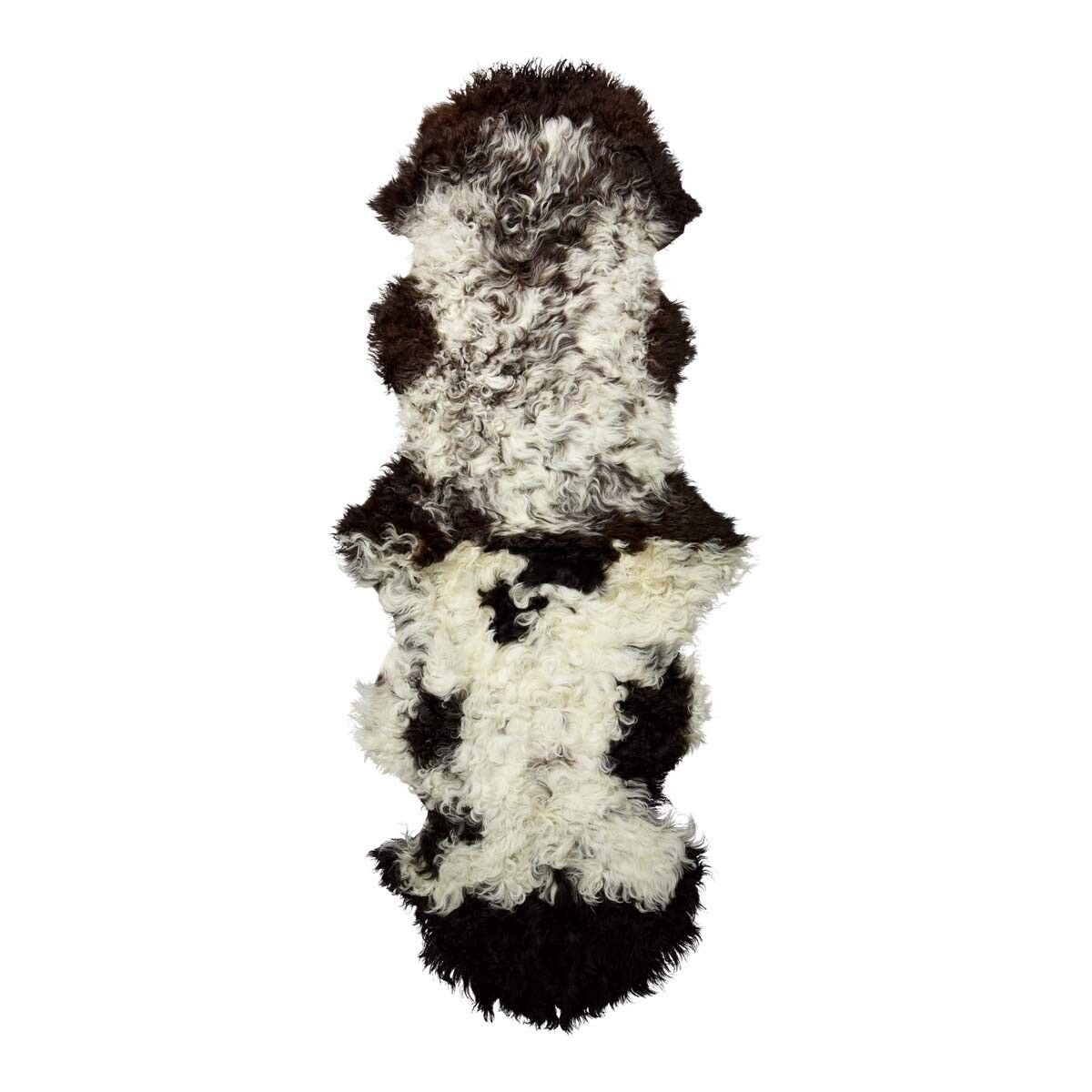 Lammeskind | Tigrado | 150x50 cm Sort/Hvid plettet