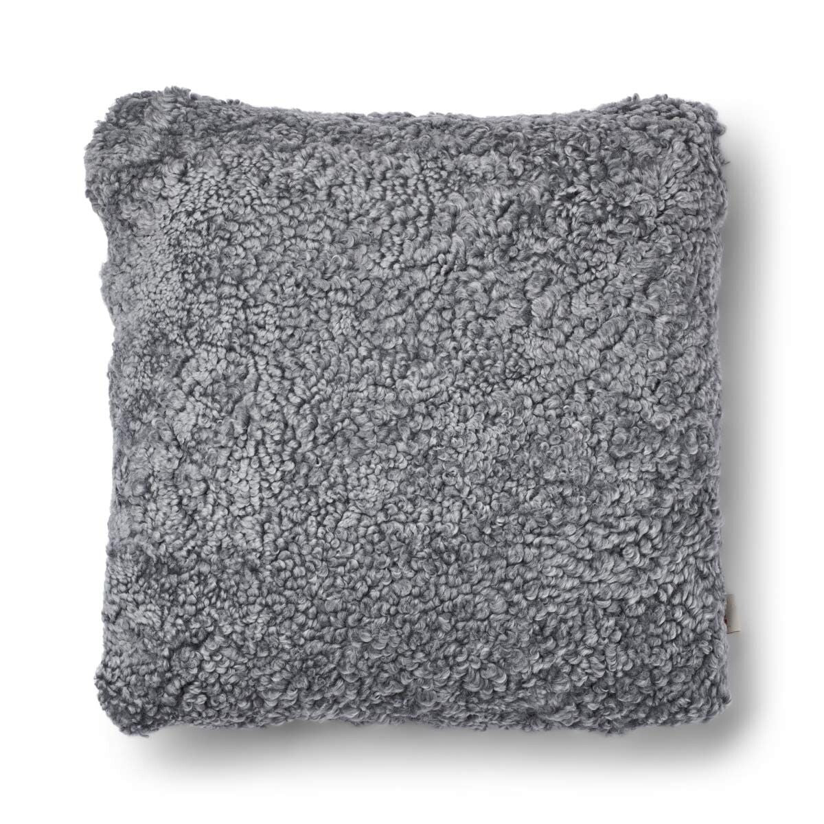 Classic Collection | Uldpude | Korthåret | 52x52 cm | 34x52 cm Stengrå/Lysegrå