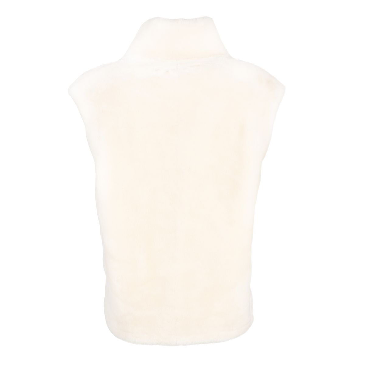 Lorena Vest Læder brun / Hvid