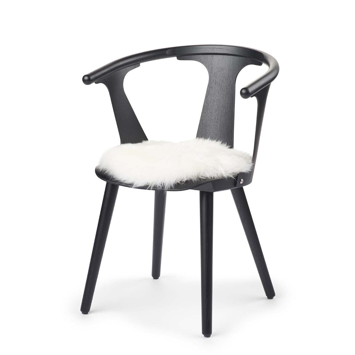 Sædehynde | Langhåret | New Zealand | Ø38 cm Hvid