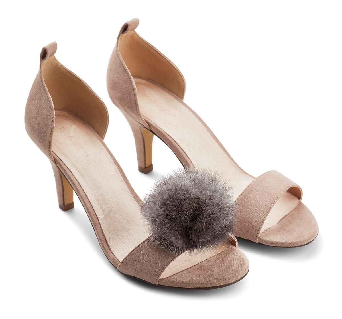 Sko Pom Pom Clip Mørke Grå