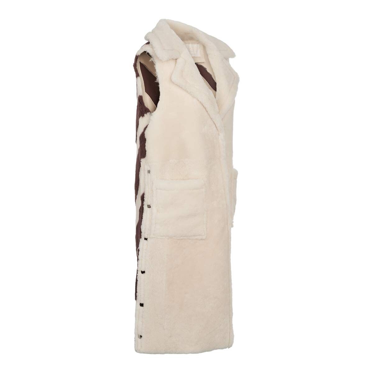 Raelynn Vest Zebraprint: Choko/Pearl