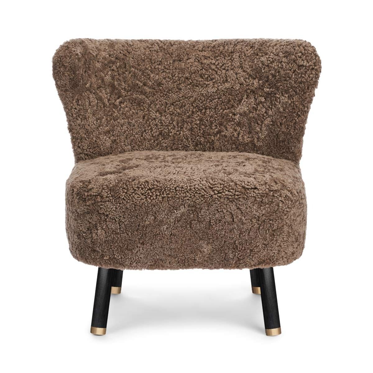 Emil Lounge Chair | Korthåret Taupe