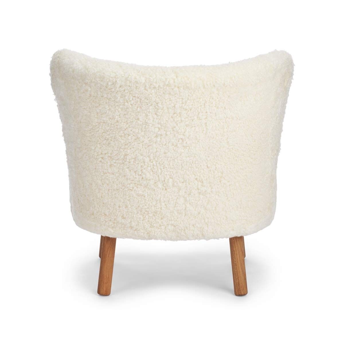 Emil Lounge Chair | Korthåret Hvid