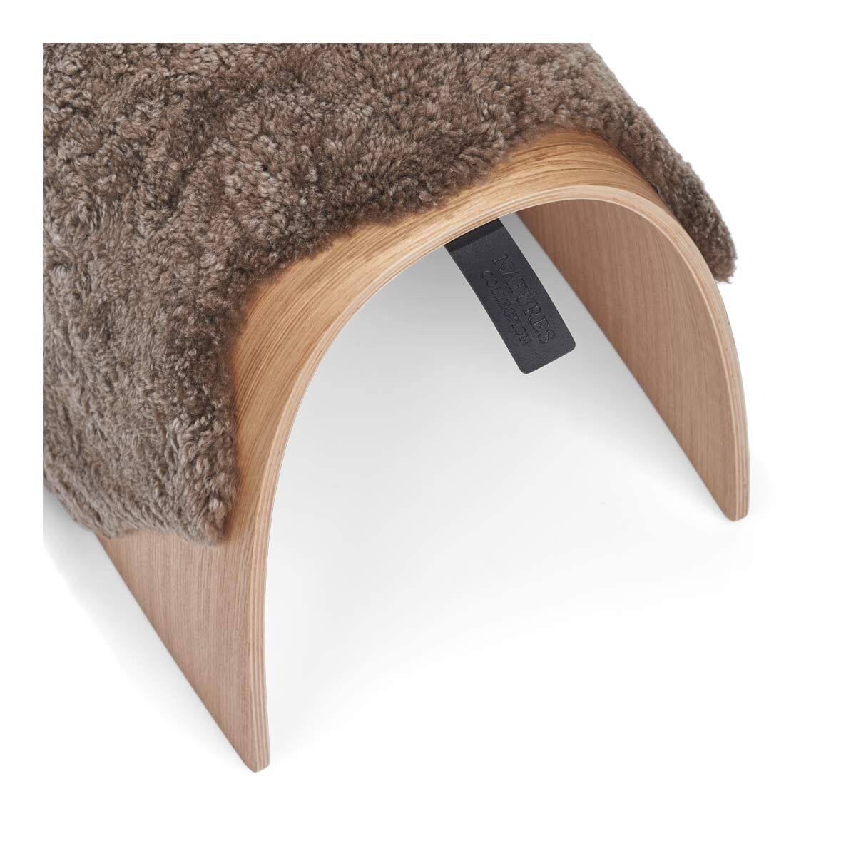 Sheep Stool cover | Korthåret | New Zealand Taupe